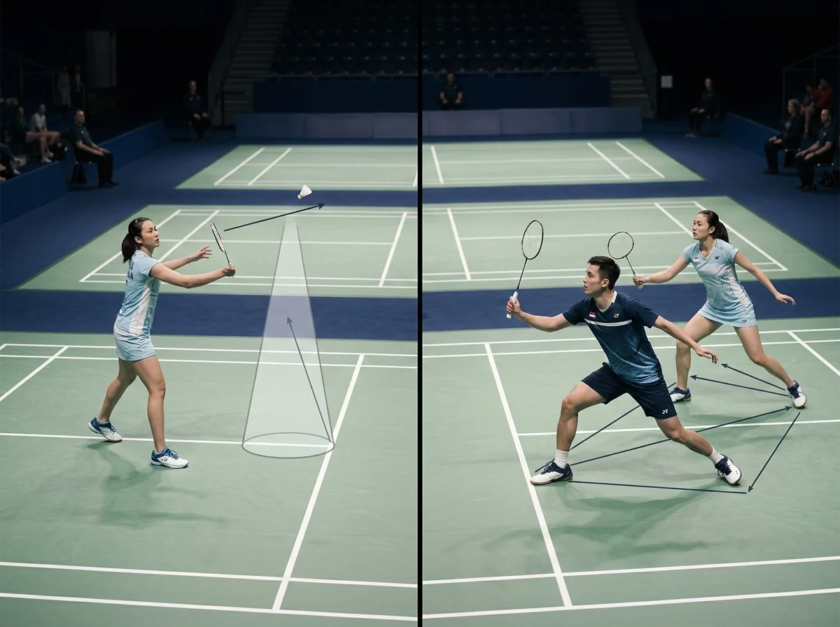 Vergleich der Wettbedingungen zwischen Badminton Einzel und Doppel – Markttiefe und Datenverfügbarkeit
