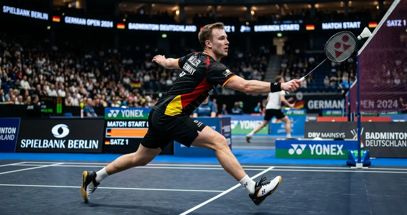 Aggressiver Spielertyp im Badminton – Spieler die erste Sätze durch frühen Druck und schnelle Punkte dominieren