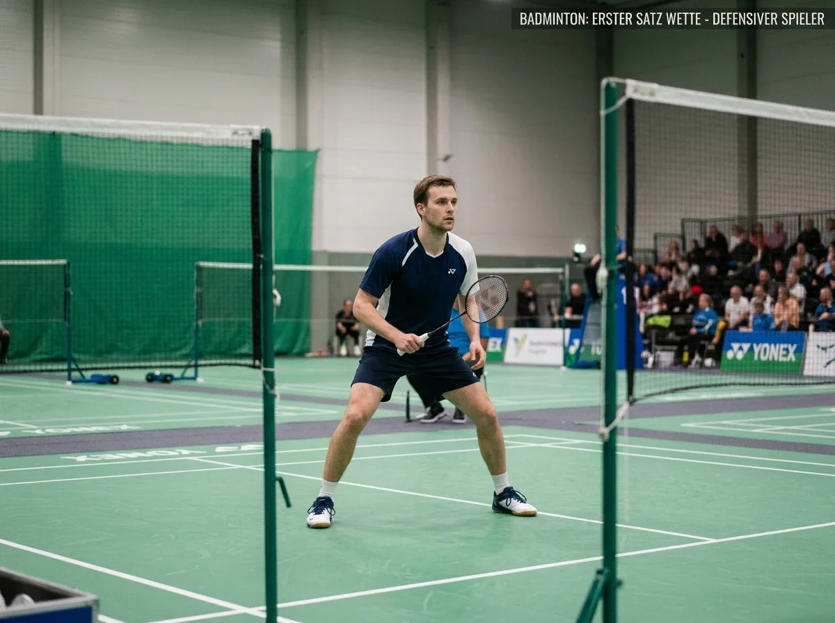 Defensiver Spielerstil im Badminton – Athleten die langsam starten und im späteren Matchverlauf stärker werden