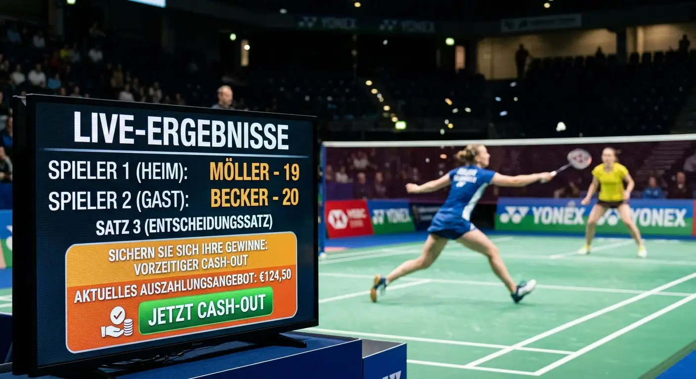 Cashout-Timing bei Badminton Livewetten – wann Frühauszahlung strategisch sinnvoll ist