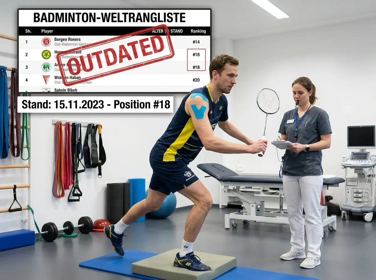 Wann die Badminton Weltrangliste täuscht – Comeback nach Verletzung und veraltete Ranglistendaten