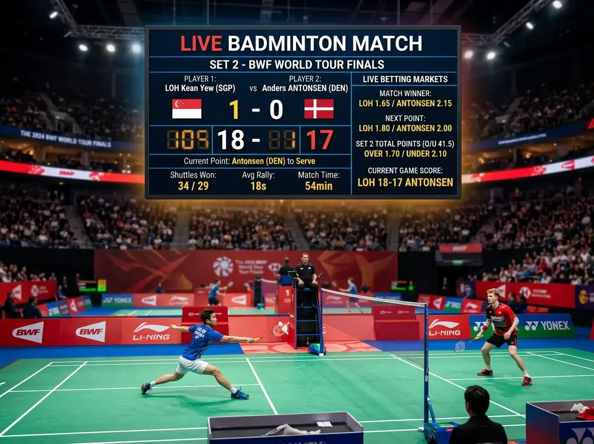 Badminton Live-Wetten Anbieter im Vergleich – In-Play-Märkte und Live-Streaming bei deutschen Buchmachern