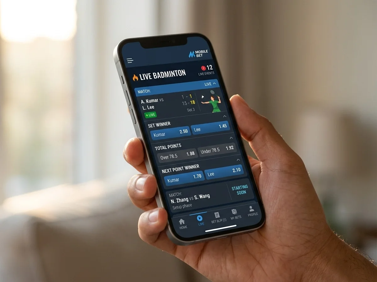 Mobile Apps der Badminton Wettanbieter – Vergleich von iOS und Android Anwendungen für In-Play-Wetten