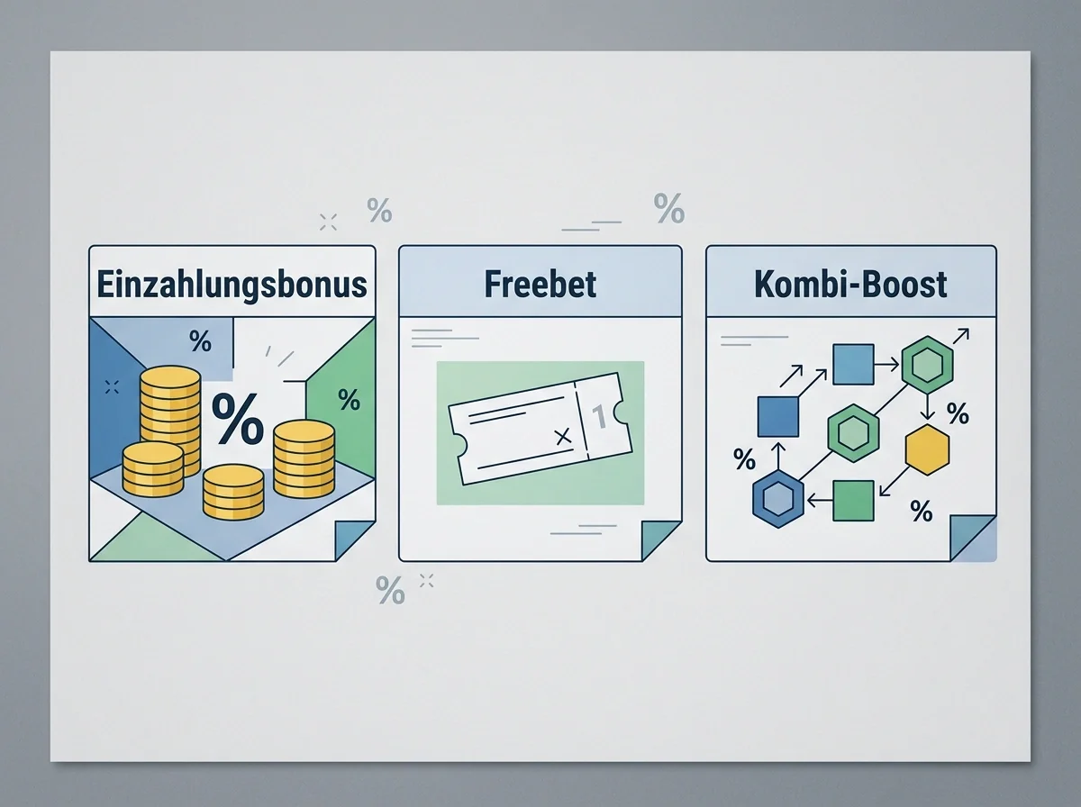 Vergleich der Bonustypen bei Badminton Wettanbietern – Einzahlungsbonus, Freebet und Kombi-Boost